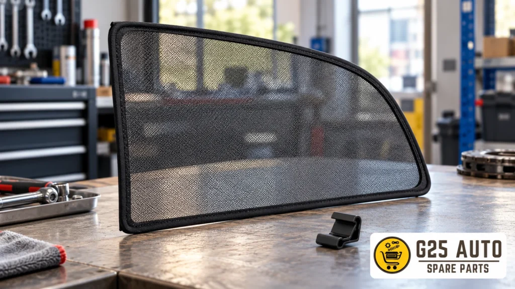 Rear Door Sun Shade: Direction, Reference, and Package Verification